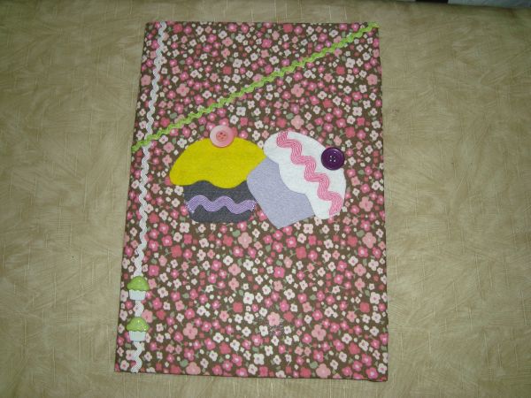 Caderno cupcake